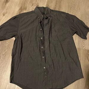 Van Heusen Grey Button-Down Shirt